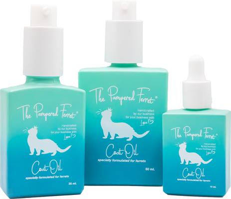 Show full view: The Pampered Ferret Coat Oil Supplement for Ferrets, 50-ml bottle slide 5 of 9