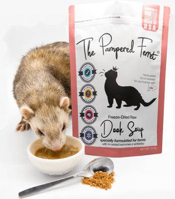 Show full view: The Pampered Ferret Dook Soup Complete Freeze-Dried Raw Ferret Food, 16-oz bag slide 3 of 7