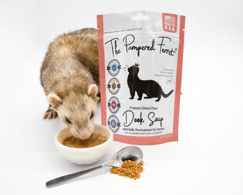 Show full view: The Pampered Ferret Dook Soup Complete Freeze-Dried Raw Ferret Food, 4-oz bag slide 3 of 7