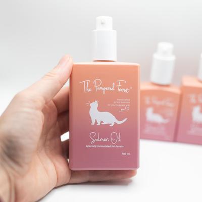 Show full view: The Pampered Ferret Salmon Oil Supplement for Ferrets, 100-ml bottle slide 7 of 9