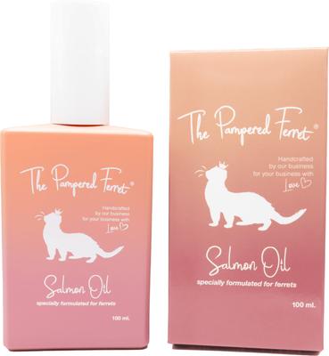 Show full view: The Pampered Ferret Salmon Oil Supplement for Ferrets, 100-ml bottle slide 3 of 9