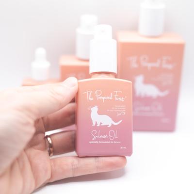 Show full view: The Pampered Ferret Salmon Oil Supplement for Ferrets, 30-ml bottle slide 5 of 9