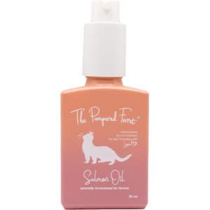 The Pampered Ferret Salmon Oil Supplement for Ferrets, 30-ml bottle