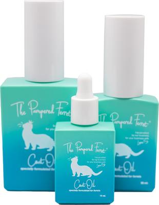 Show full view: The Pampered Ferret Coat Oil Supplement for Ferrets, 15-ml bottle slide 3 of 10