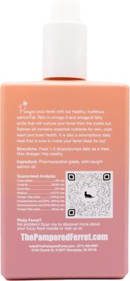 Show full view: The Pampered Ferret Salmon Oil Supplement for Ferrets, 100-ml bottle slide 2 of 9