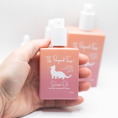 Show full view: The Pampered Ferret Salmon Oil Supplement for Ferrets, 50-ml bottle slide 4 of 9