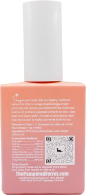 Show full view: The Pampered Ferret Salmon Oil Supplement for Ferrets, 50-ml bottle slide 2 of 9