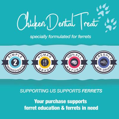 Show full view: The Pampered Ferret Chicken Breast Jerky Ferret Treats, 4-oz bag slide 9 of 9