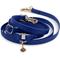 Show in main carousel: Sunny Tails 4-in-1 Convertible Hands Free Cloud Dog Leash, 8.5-ft long, 5/8-in wide, Navy Blue slide 1 of 9