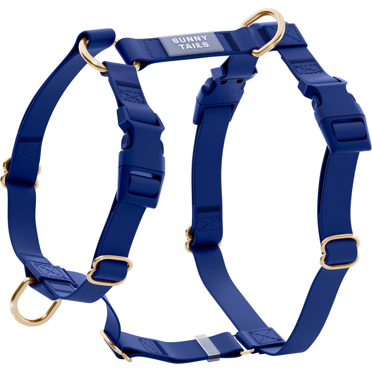 Sunny Tails Cloud Lite Waterproof Dog Harness, Navy Blue, Small: 15 to 21-in chest