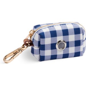 Sunny Tails Waste Dog Poop Bag Dispenser, Navy Blue