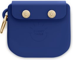 Sunny Tails Snap Dog Treat Pouch, Navy Blue