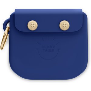 Sunny Tails Snap Dog Treat Pouch, Navy Blue