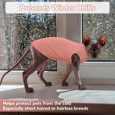 Show full view: NANAKI Dog & Cat Sweater, Pink, Medium slide 5 of 8