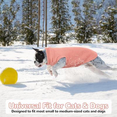 Show full view: NANAKI Dog & Cat Sweater, Pink, Medium slide 4 of 8