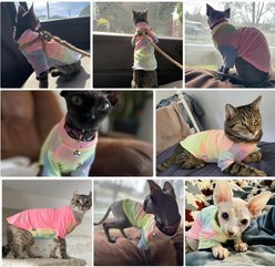 NANAKI Cat Clothes, Pink, Medium slide 2 of 8