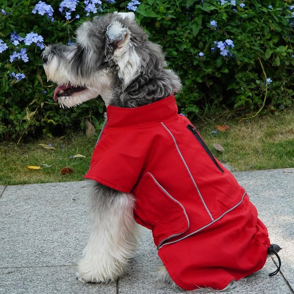 Show full view: NANAKI Waterproof Dog Jacket, Red, XXXX-Large slide 7 of 10