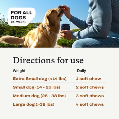 Show full view: PetLab Co. Pork Flavored Soft Chew Skin & Coat Supplement for Dogs, 30 count slide 8 of 9