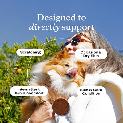 Show full view: PetLab Co. Pork Flavored Soft Chew Skin & Coat Supplement for Dogs, 30 count slide 6 of 9