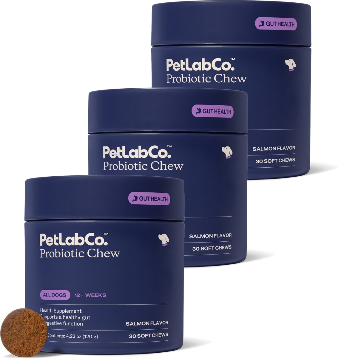 New Version Available - PETLABCO. Probiotic Salmon Flavored Soft Chews ...