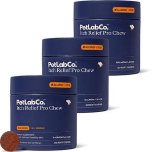 PetLab Co. Itch Relief Pro Pork Flavor Dog Supplement, 30 Count