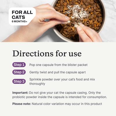 Show full view: PetLab Co. Probiotics Chicken Flavored Capsule Digestive Supplement for Cats, 30 count, slide 8 of 9