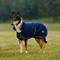 Show in main carousel: WeatherBeeta ComFiTec 1200D Deluxe Waterproof Dog Coat, Navy/Gray/White, 32-in slide 1 of 7