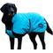 Show in main carousel: WeatherBeeta ComFiTec Reflective 300D Deluxe Showerproof Dog Coat, Blue, 18-in slide 6 of 8
