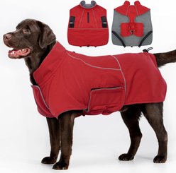 NANAKI Waterproof Dog Jacket, Red, XX-Large