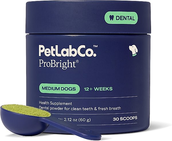 Show full view: PetLab Co. ProBright Dog Dental Powder for Medium Dogs slide 1 of 10