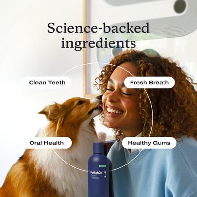 Show full view: PetLab Co. Dental Formula Water Additive + Prebiotic Dental Sticks Dog Dental Chews slide 4 of 10