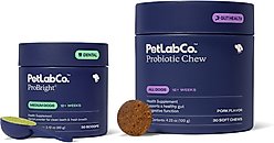 PetLab Co. Probiotic Digestive Supplement + ProBright Dental Powder for Medium Dogs