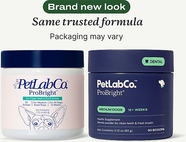 Show full view: PetLab Co. ProBright Dog Dental Powder for Medium Dogs slide 2 of 10