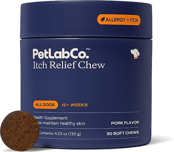 Show full view: PetLab Co. Itch Relief Pork Flavor Dog Supplement, 30 count slide 1 of 10