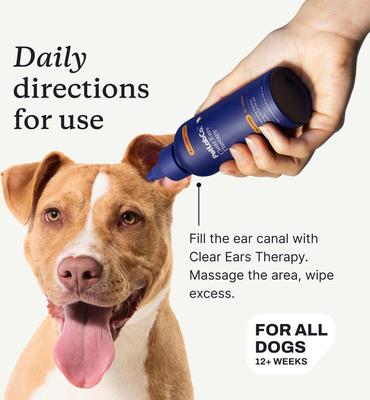 PETLAB Clear Ears Therapy Cat Dog Ear Cleaning Solution,