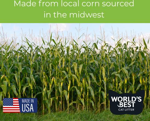 World's Best Multi-Cat Unscented Clumping Corn Cat Litter