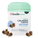Kradle Daily Calming Chicken Flavored Soft Chew Broad Spectrum Hemp Extract Calming Supplement for Dogs, 90 count