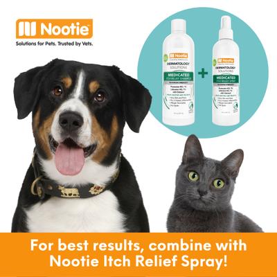 Show full view: Nootie Medicated Itch Relief Shampoo for Dogs & Cats, 8-fl oz bottle slide 6 of 9