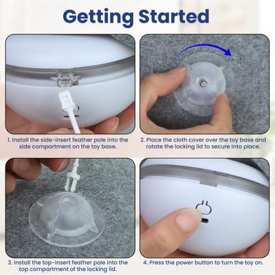 Show full view: PawsPik Tumbling 3-in-1 Hide & Seek Cat Toy slide 9 of 12