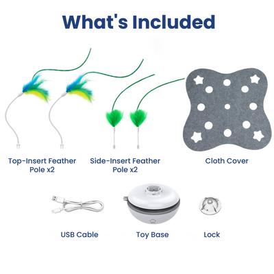 Show full view: PawsPik Tumbling 3-in-1 Hide & Seek Cat Toy slide 8 of 12