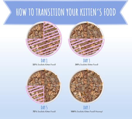 Show full view: Soulistic Kitten Chicken Formula in Au Jus Wet Cat Food, 3-oz can, case of 12 slide 9 of 11