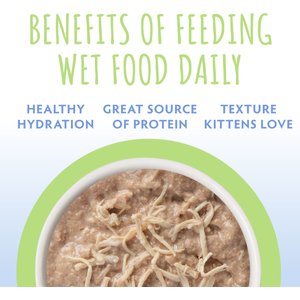 Soulistic Kitten Chicken Formula in Au Jus Wet Cat Food, 3-oz can, case of 12