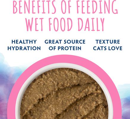 Show full view: Soulistic Paté Duck & Tuna Dinner in a Hydrating Purée Wet Cat Food, 5.5-oz can, case of 8 slide 6 of 11