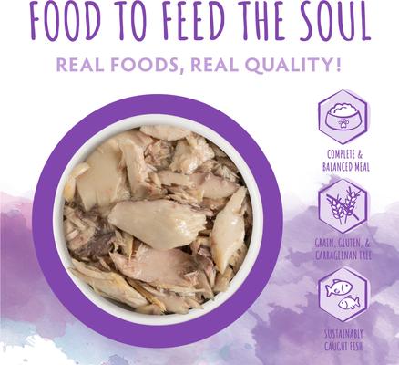 Show full view: Soulistic Originals Pure Bliss Tuna Whole Meat Dinner in Gravy Wet Cat Food, 10-oz can, case of 8 slide 4 of 11