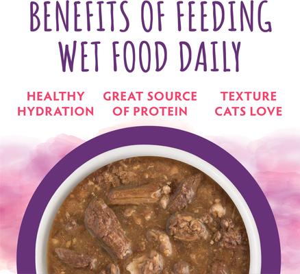 Show full view: Soulistic Moist & Tender Tuna & Duck Dinner in Gravy Wet Cat Food, 3-oz pouch, case of 8 slide 7 of 12