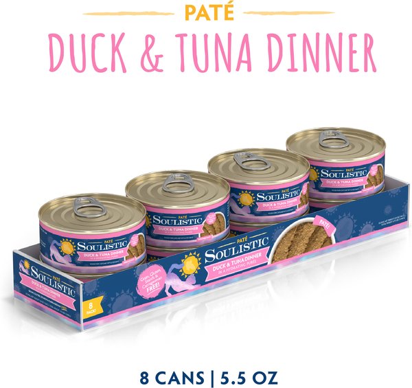 Soulistic Moist & Tender Tuna & Duck Dinner in Gravy Wet Cat Food