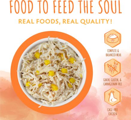 Show full view: Soulistic Originals Harvest Sunrise Chicken & Pumpkin Dinner in Gravy Wet Cat Food, 3-oz can, case of 12 slide 4 of 11