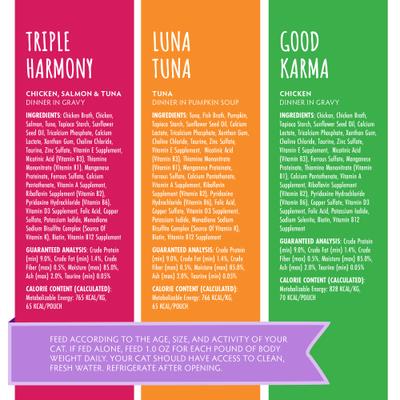 Show full view: Soulistic Originals Splendid Spread Variety Pack Wet Cat Food, 3-oz pouch, case of 8 slide 5 of 12