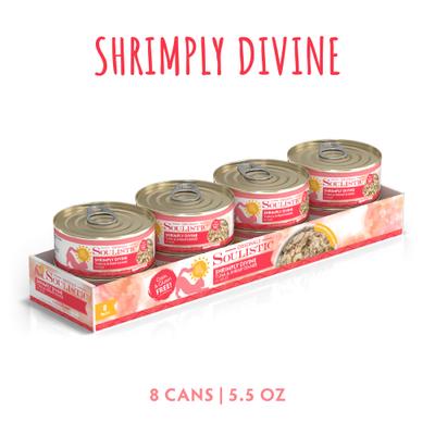 Show full view: Soulistic Originals Shrimply Divine Tuna & Shrimp Dinner in Gelée Wet Cat Food, 5.5-oz can, case of 8 slide 3 of 11