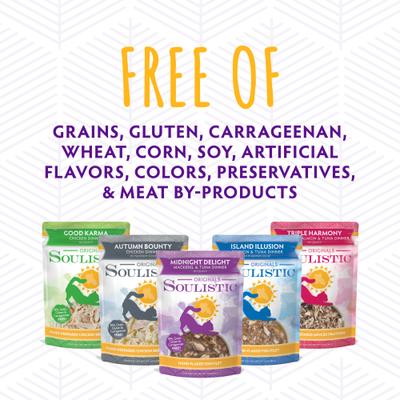 Show full view: Soulistic Originals Splendid Spread Variety Pack Wet Cat Food, 3-oz pouch, case of 8 slide 9 of 12